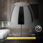 Stolní lampy dekorační - BRILO 7522118 BRILONER Serina LED bezdrátová stolní lampička IP44, stmívatelná, dotykový vypínač, chrom 7522118 - foto 4