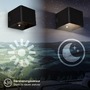 Nepřímé osvětlení - BRI 3879015 Borra nástěnné svítidlo - 1,5W, 100lm, bezdrátové, LED, s pohybovým čidlem, černé - BRILONER - foto 4