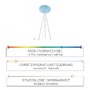 Stojací lampy - LD 11212-16 LOLAsmart - NAOMI LED stojací svítidlo, bílé, tkanina, stmívatelné, dálkový ovladač, App MEDION RGB+2700-5000K - LEUCHTEN DIREKT / JUST LIGHT - foto 4
