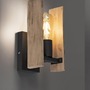 Dekorativní - LD 15701-79 LOG LED nástěnné svítidlo, přírodní dřevo, rustikální, černá, 1 ramenné - LEUCHTEN DIREKT / JUST LIGHT - foto 4