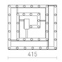 LED moduly - RED G13547 LED MODUL SQ 41 230V LED 48W 3000K - DESIGN RENDL - foto 4