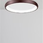 Kruhová - NV 8105612 Stropní svítidlo ALBI hnědý hliník a akryl LED 50W 230V 3000K IP20 stmívatelné - NOVA LUCE - foto 4
