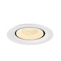 Kruhová - LA 1009557 NUMINOS® GIMBLE M Stropní vestavné svítidlo, 2700 K, 55°, bílé - BIG WHITE (SLV) - foto 4