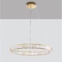 Kruhová - NV 9333076 Závěsné svítidlo AURELIA zlatý kov a křišťál LED 47W 230V 3500K IP20 stmívatelné - NOVA LUCE - foto 4