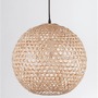 Koule - NV 9581501 Závěsné svítidlo MELODY přírodní bambus černý kabel E27 1x12W IP20 bez žárovky - NOVA LUCE - foto 4