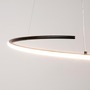 Dekorativní - M MOD242PL-L33BK Závěsné svítidlo Curve 33W nastavitelná bílá 1600lm černý hliník - MAYTONI - foto 4
