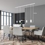 Lištové Briloner 230V - BRILO 8015046 1-fázový lištový systém, kompletní sada, 4x GU10 závěsná svítidla, bílá - BRILO - foto 4
