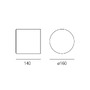 Nástěnná - AR T4211NLW10 Effetto kruh 1 large beam + 1 narrow beam rez - ARTEMIDE - foto 4