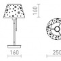 Stolní lampy dekorační - RED R14037 KEITH/DELISA stolní s USB bílá knoflíky/buk 230V E27 7W - RED - DESIGN RENDL - foto 4