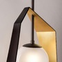 Koule - HVLG F5526-CE Závěsné svítidlo ORIGAMI kov/sklo bronz/zlatá/matná E27 1x40W - HUDSON VALLEY (Troy) - foto 4