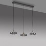 Vícečetná - LD 15693-15 Kolekce Schöner Wohnen LED závěsné svítidlo POSH, šedá, stmívatelné, Comfort Lift, SimplyDim, 3000K - JUST LIGHT - foto 4