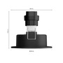 Kruhová - PH 8720169318977 Hue WACA Centura podhledové LED svítidlo 3x GU10 5,7W 350lm 2000-6500K RGB kulaté IP20 černé - PHILIPS - foto 4