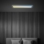 Hranatá - BRILO 7533015 Tava LED stropní svítidlo 98cm, stmívatelné, dálkový ovladač, černé - BRILO - foto 4