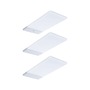 Přisazená - P 92122 LED podskříňkové svítidlo Bredo s čidlem 3ks sada 4000K 3x2,5W 80x190mm 230/12V stříbrná - PAULMANN - foto 4