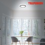 Kruhová - TF 321605TF LED stropní svítidlo do koupelny, pr.29 cm, LED, 18 W, 2400 lm, černá - BRILONER - foto 4
