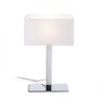 Stolní lampy dekorační - RED R11983 PLAZA M stolní bílá chrom 230V E27 42W - RED - DESIGN RENDL - foto 4