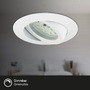 Kruhová - BRI 7232-036 3ks sada LED vestavné svítidlo, pr. 8,2 cm, 5,5 W, bílé - BRILONER - foto 4