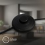 Stojací lampy - BRI 1859025 BRILONER Duta stojanová lampa - vypínač, nastavitelná, GU10 patice, 2-ramenná, černá 1859025 - foto 4
