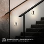 Nepřímé osvětlení - BRI 3889015 Taro nástěnné svítidlo - 2,5W, 100lm, bezdrátové, LED, s pohybové čidlo, černá - BRILONER - foto 4