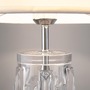 Stolní lampy dekorační - M MOD304TL-01CH Stolní lampa Muse 60W E27 bílá textilní stínidlo kov sklo - MAYTONI - foto 4
