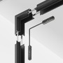 Lištové Magnetic Maytoni S35 - M TRA004ICL-22B Spojka L vnitřní pro kolejnicový systém 48V hliník černá S35 - MAYTONI - foto 4