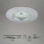 Kruhová - BRI 7204-039 3ks sada LED vestavné svítidlo, pr. 7,5 cm, hliník - BRILONER - foto 4