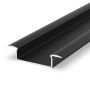 Vestavné profily - LED profil P14-1 černý vestavný - foto 4