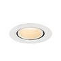 Kruhová - LA 1010036 NUMINOS® GIMBLE XS Stropní vestavné svítidlo, 2700 K, 20°, IP20, kulaté, bílá - BIG WHITE (SLV) - foto 4