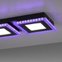 Hranatá - LD 14512-18 ACRI LED stropní svítidlo černé RGB, CCT stmívatelné s dálkovým ovládáním RGB+2700-5000K - LEUCHTEN DIREKT / JUST LIGHT - foto 4