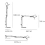 Stolní lampy pracovní - AR A0055W00 Tolomeo Mini stolní lampa LED 2700K s detektorem pohybu - tělo lampy - ARTEMIDE - foto 4