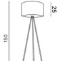 Stojací lampy - AZZ AZ3009 Finn (copper white) - AZZARDO - foto 4