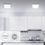 Hranatá - BRI 7142-414 LED stropní svítidlo, 30 cm, 21 W, matný chrom - BRILONER - foto 4
