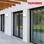 Nástěnná - TF 321904TF TELEFUNKEN LED venkovní nástěnné svítidlo, voděodolné a prachotěsné, kostka, světlešedá - BRILONER - foto 4