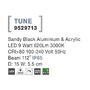 Nástěnná - NV 9529713 Venkovní nástěnné svítidlo TUNE černý hliník a akryl LED 9W 3000K 100-240V 112st. IP65 - NOVA LUCE - foto 4