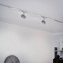 Svítidla - P 96799 URail LED lištový spot Circle spot 5W 4000K stmívatelné 230V matný chrom - PAULMANN - foto 4