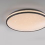 Kruhová - LD 14294-18 KYLE LED stropní svítidlo hvězdné nebe černé krokově stmívatelné 3000K - JUST LIGHT - foto 4
