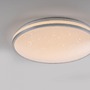 Kruhová - LD 14294-21 KYLE LED stropní svítidlo průměr 38cm stříbrné hvězdné nebe krokově stmívatelné 3000K - JUST LIGHT - foto 4