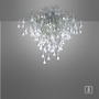Dekorativní - PN 8091-55 Stropní svítidlo ICICLE 9x G9 40W š.50cm stříbrná - PAUL NEUHAUS - foto 4