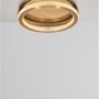 Kruhová - NV 9285620 Stropní svítidlo FIORE antický zlatý mosazný hliník a akryl LED 60W 230V 3000K IP20 stmívatelné - NOVA LUCE - foto 4