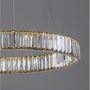 Kruhová - NV 9333075 Závěsné svítidlo AURELIA zlatý kov a křišťál LED 40W 230V 3500K IP20 stmívatelné - NOVA LUCE - foto 4
