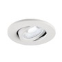 Pro zapuštěná svítidla - LA 1007092 UNIVERSAL DOWNLIGHT kryt pro downlight IP20, výkyvný, kulatý, bílý - BIG WHITE (SLV) - foto 4