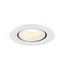 Kruhová - LA 1010078 NUMINOS® GIMBLE XS Stropní vestavné svítidlo, 4000 K, 55°, IP20, kulaté, bílé - BIG WHITE (SLV) - foto 4