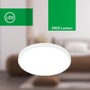 Kruhová - BRILO 3935016 Kaida stropní svítidlo pr.33 cm - 12,7W, 2900lm, LED, energetická třída A, neutrální bílá, bílé - BRILO - foto 4