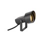 Zápichy - LA 1008480 SYNA SHADE svítidlo se zemním hrotem, GU10, 1x max. 10 W, IP65, kulaté, černé - BIG WHITE (SLV) - foto 4