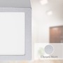 Hranatá - BRI 7118-014 LED stropní svítidlo, 22,5 cm, 16,5 W, matný chrom - BRILONER - foto 4
