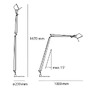 Stojací lampy - AR A0131W00 Tolomeo Reading stojací lampa LED 2700K - tělo lampy - ARTEMIDE - foto 4
