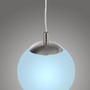 Koule - LD 22073-55 Ls-BOLO LED závěsné svítidlo Smarthome průměr 25 stříbrná stmívatelné s aplikací dálkový ovladač Tuya RGB/2700-5000K - JUST LIGHT - foto 4