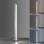 Stojací lampy - PN 421-95 Paul Neuhaus PURE LINES LED stojací svítidlo stmívatelné otočné vypínač 2700-5000K šedá - PAUL NEUHAUS - foto 4