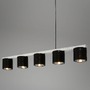Podélná - BRI 4736-054 Závěsné svítidlo, 136 cm, bez 5x E14, antická stříbrná - BRILONER - foto 4