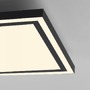 Hranatá - LD 14450-18 LED stropní svítidlo 30x30cm, černá, dálkové ovládání, stmívatelné, CCT ovládané přes aplikaci Tuya 2700-5000K - JUST LIGHT - foto 4